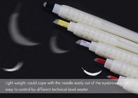 الأبيض الدائم المكياج أداة المتاح البلاستيك Microblading قلم الحواجب