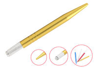 الأصفر أدوات ماكياج دائم Microblading خفيف الوزن الحاجب القلم