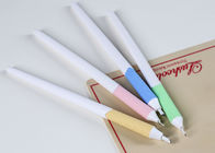 Lushcolor أربعة لون دليل microblading القلم البلاستيك / غير القابل للصدأ الاستمالة CE FDA MSDS