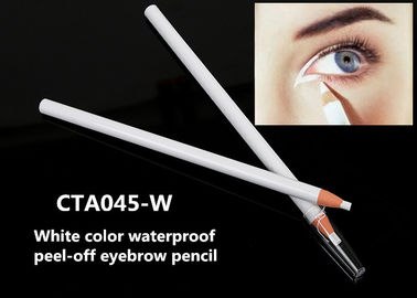 قشر أبيض مقاوم للماء - إسحب قلم الحواجب مع 12pcs لكل صندوق